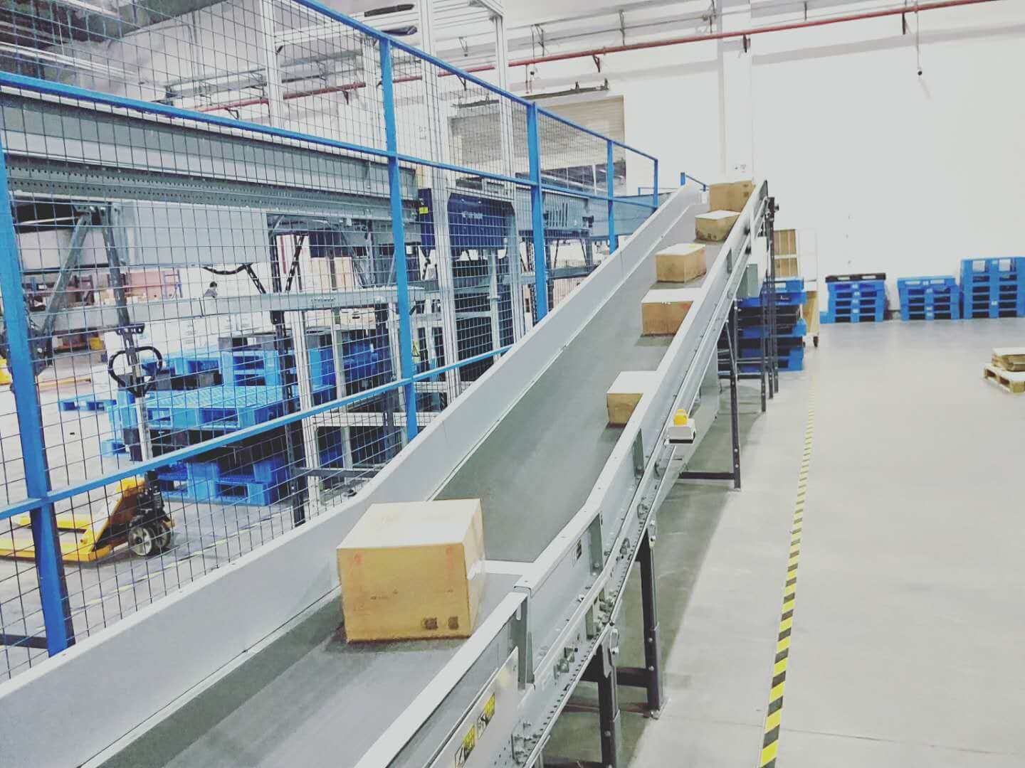 Convoyeur &agrave; bande inclin&eacute;D&eacute;tails3